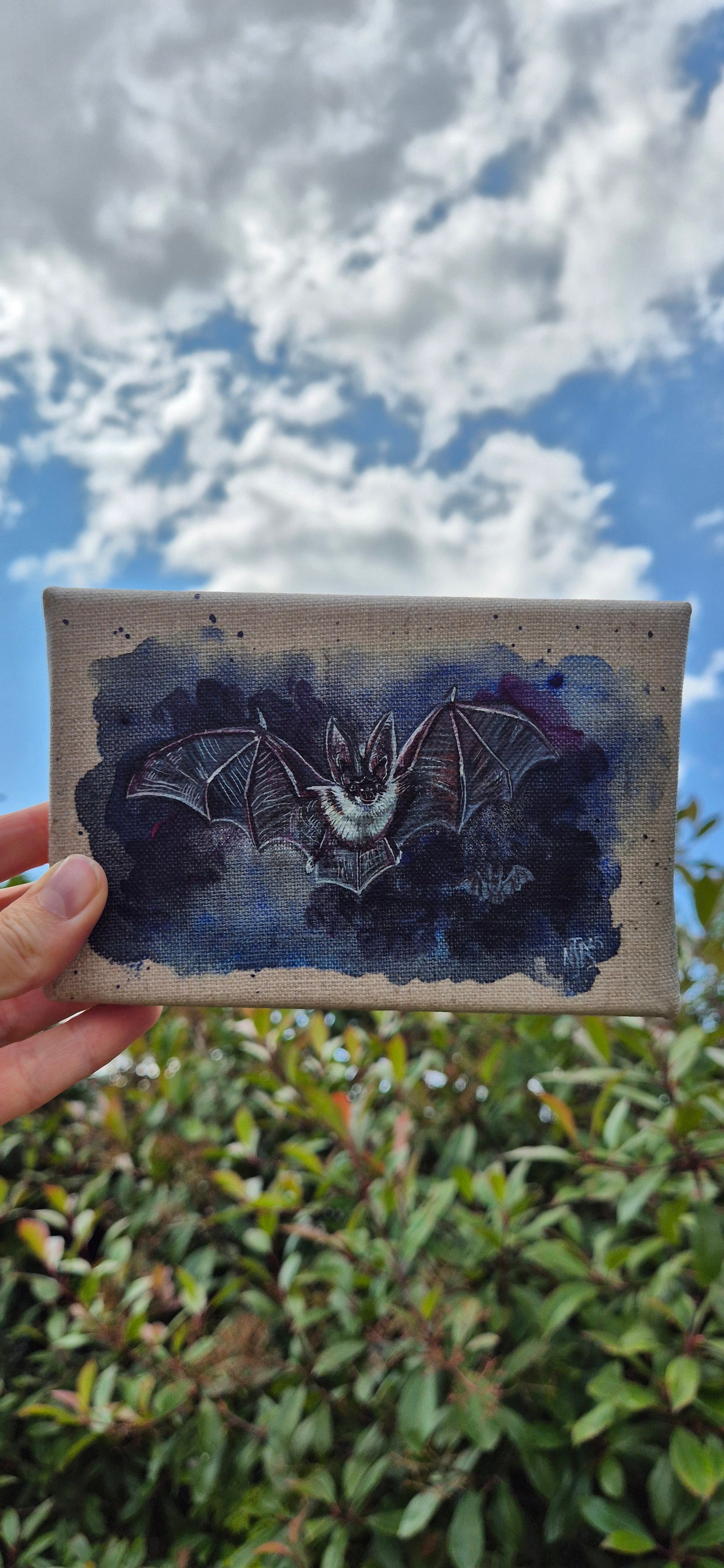 Inky blue, fly with you