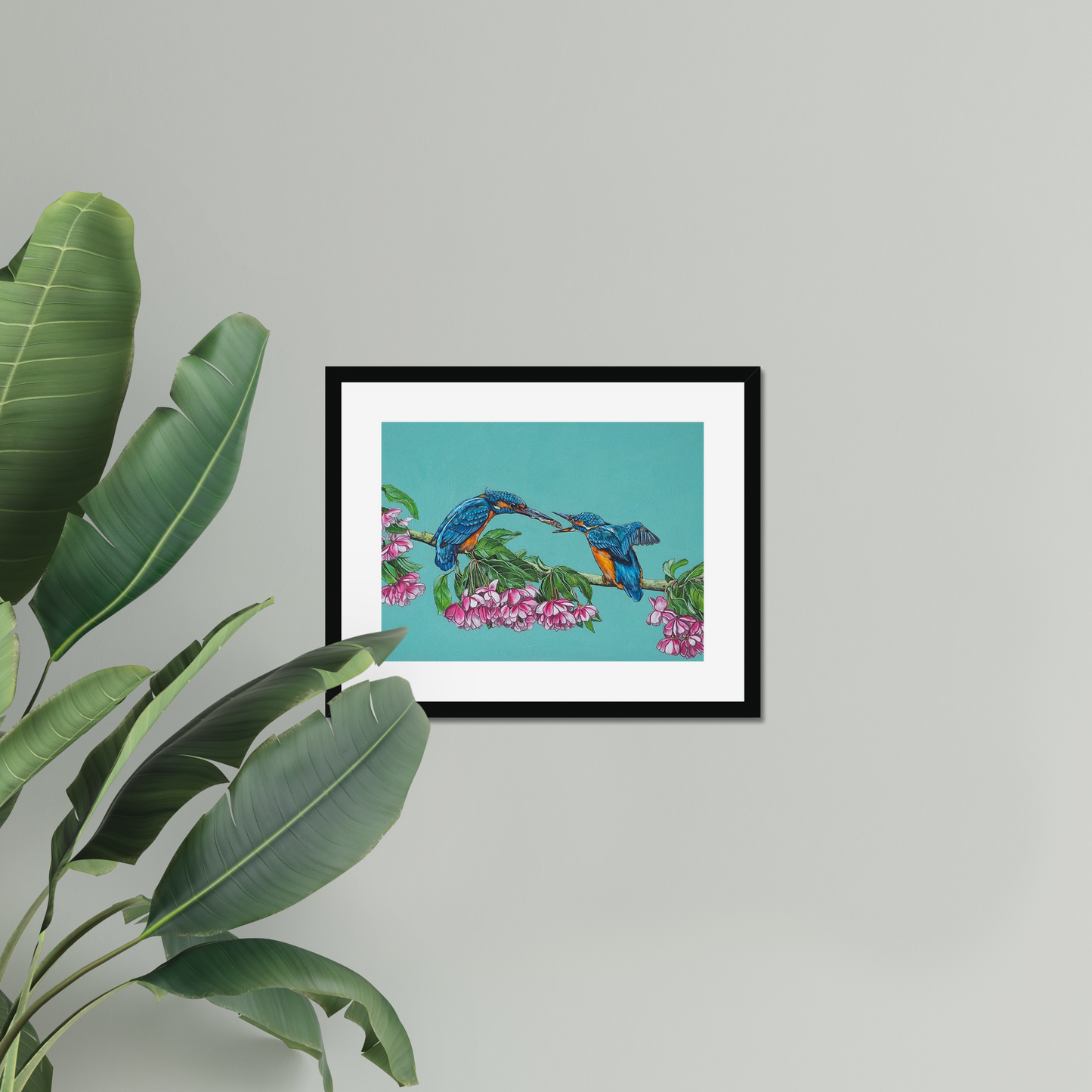 Kingfisher courtship