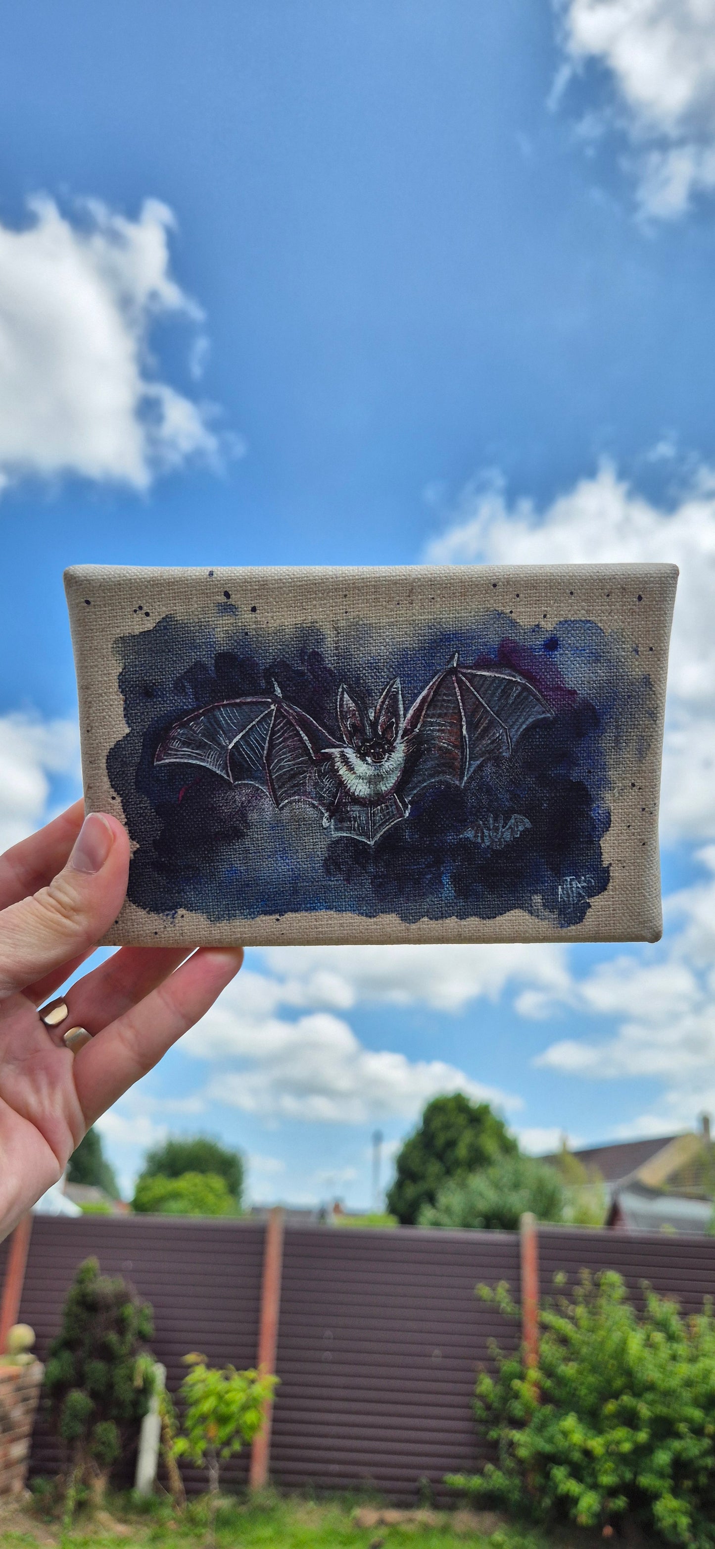 Inky blue, fly with you