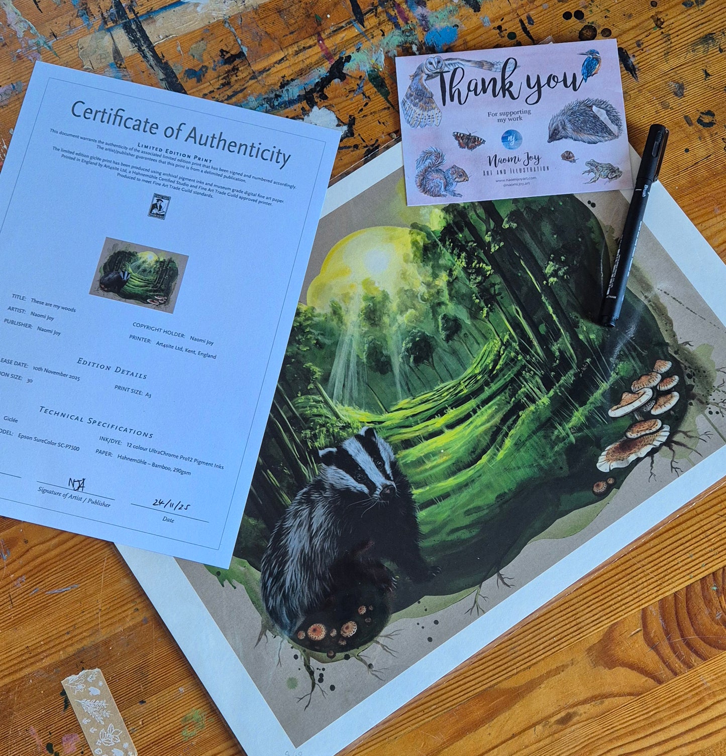 The beavers return - limited edition print