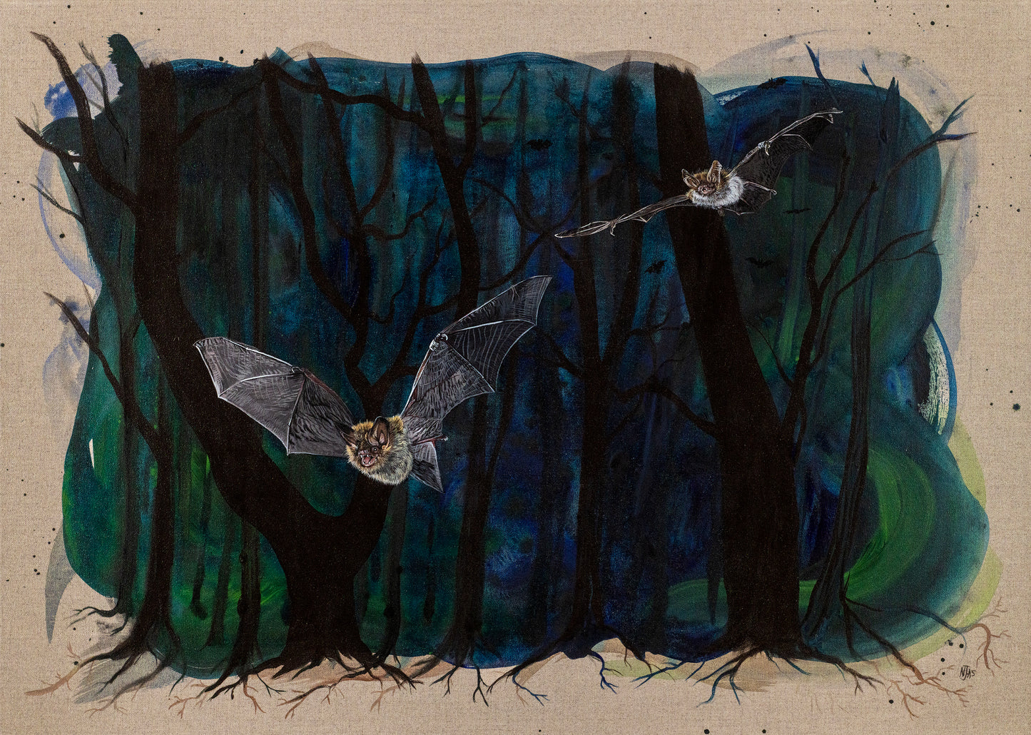 Bechstein's of Green Lane Woods - limited edition print pre-order