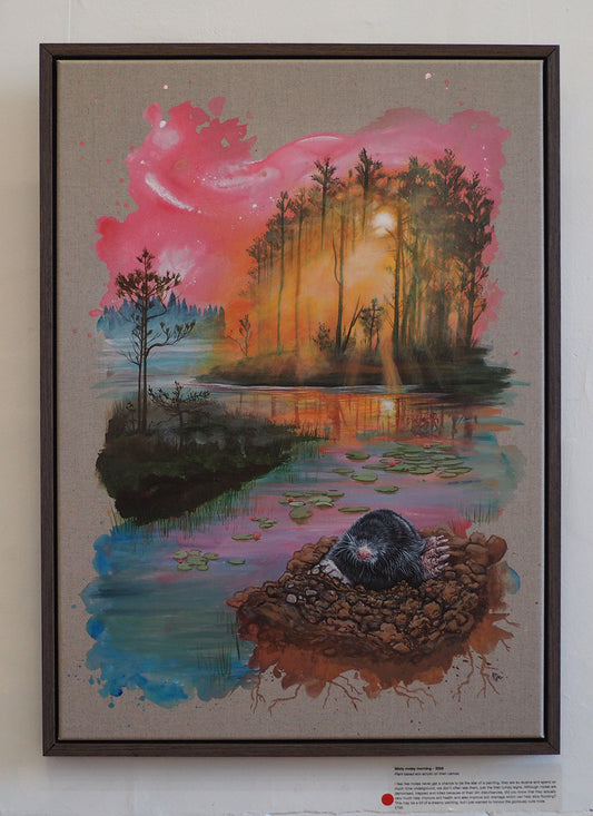 Misty moley morning - original painting