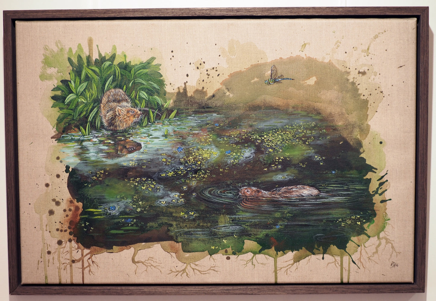 Welcome water voles - limited edition print